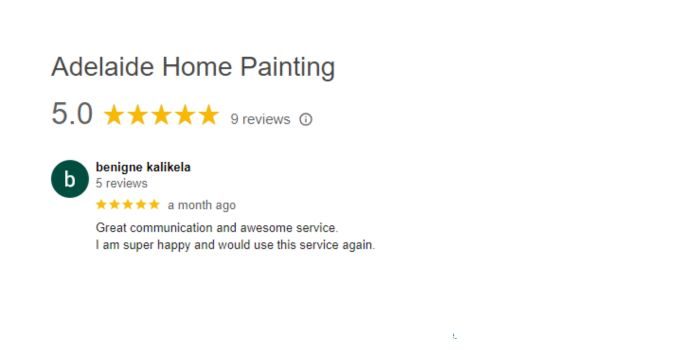 Adelaide Painting Reviews - Recommendation